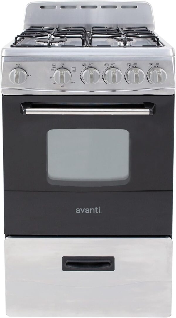 Avanti GR2013CSS 20″ Freestanding Gas Range